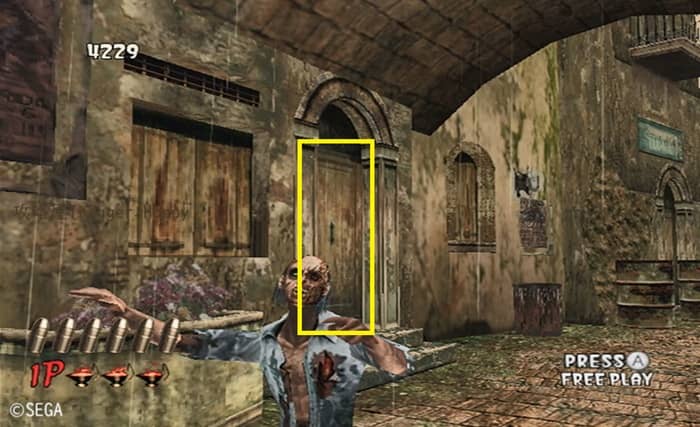 デビッド集団奥のドア