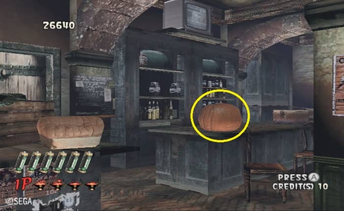 カウンター上のカボチャ