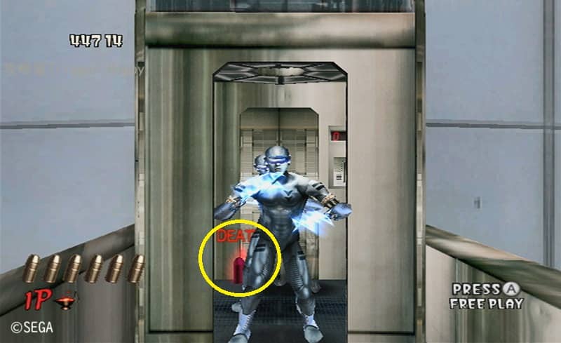 エレベーターの中